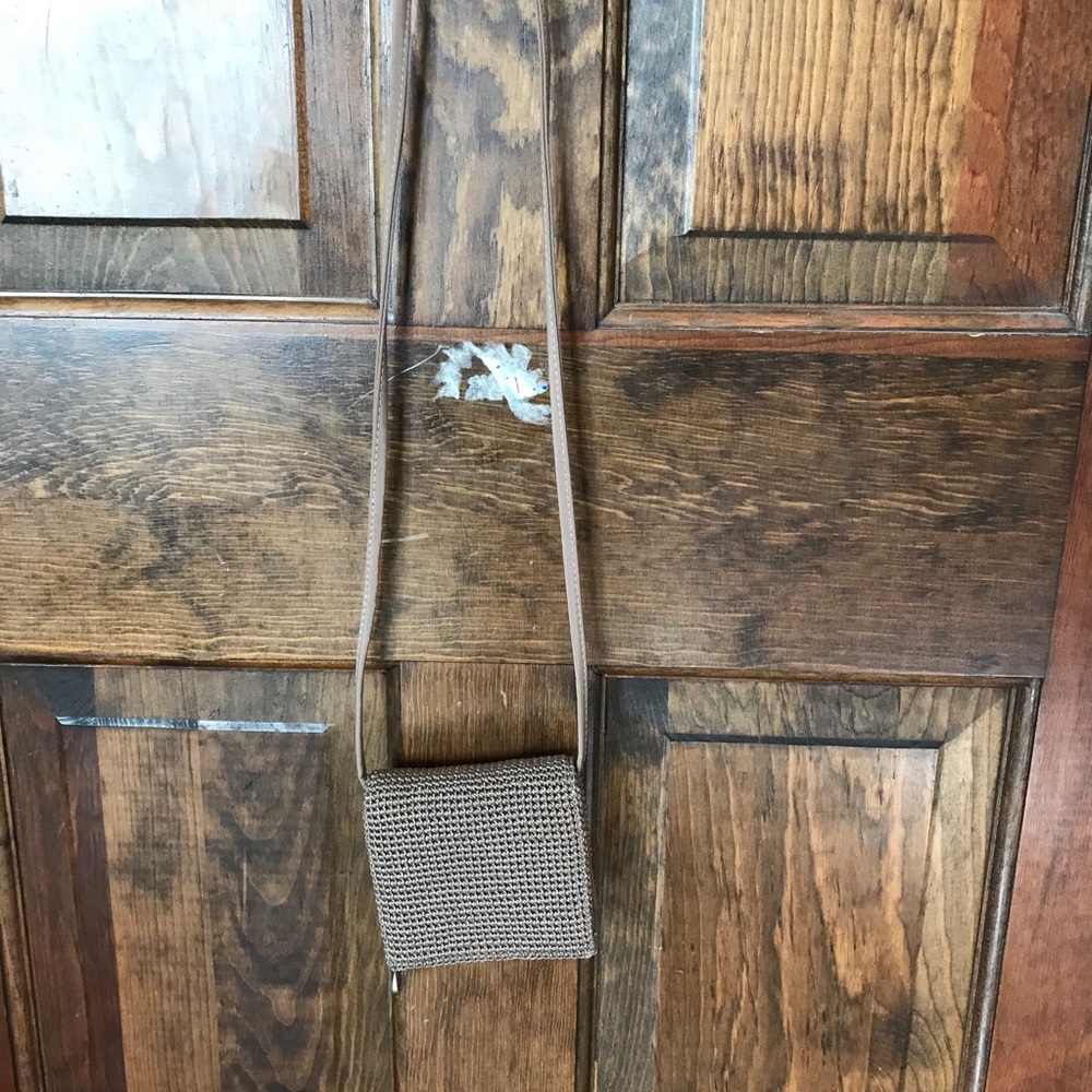 Brown Woven Purse